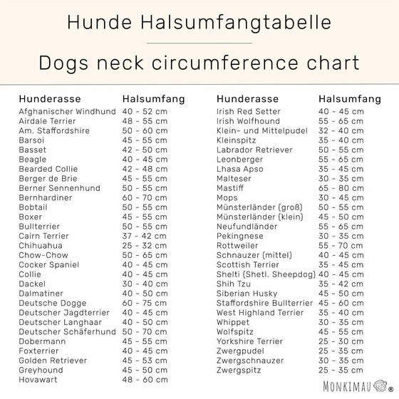 Hundehalsband aus Leder rot geflochten M