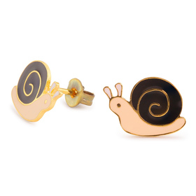 Auf dem Bild zu sehen sind Damen Ohrringe Schnecke...