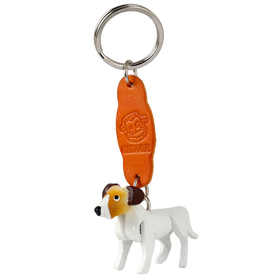 Jack Russell Terrier Schlsselanhnger aus Leder