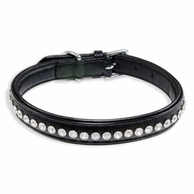 Auf dem Bild ist ein Hundehalsband als Lederhalsband f�r...