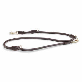 Hundeleine aus weichem Nappa-Leder braun