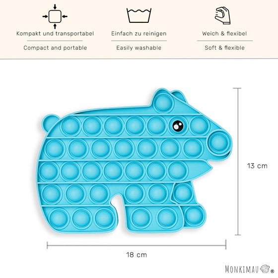 Pop it Spiel Br aus Silikon