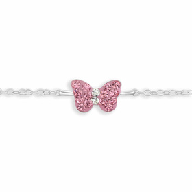 Auf dem Bild zu sehen sind Schmetterling Armband aus 925...