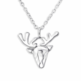 Auf dem Bild zu sehen sind Origami Hirsch Halskette aus...