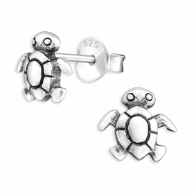 Auf dem Bild zu sehen sind Schildkröten Ohrringe aus 925...
