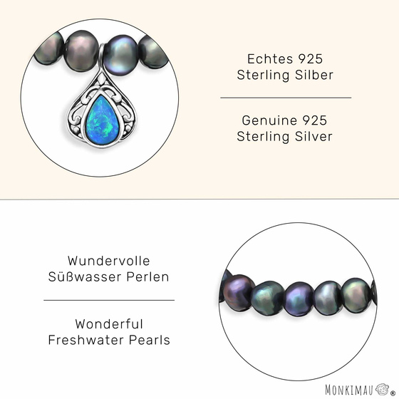Opal Armband aus Swasser Perlen