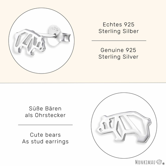 Bren Ohrringe aus 925 Silber