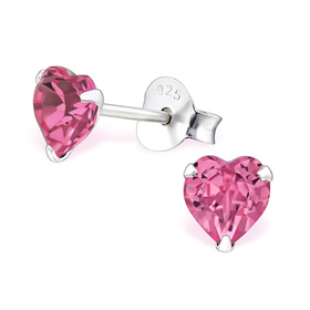 Auf dem Bild zu sehen sind Kinder Ohrringe Herz Symbol...