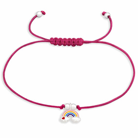 Auf dem Bild zu sehen sind Armband mit Regenbogen...