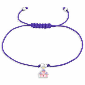 Auf dem Bild zu sehen sind Armband mit Burg Anhänger aus...