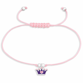 Auf dem Bild zu sehen sind Armband mit Kronen Anhänger...