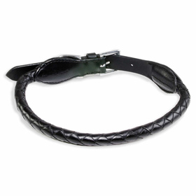 Auf dem Bild ist ein Hundehalsband als Lederhalsband für...