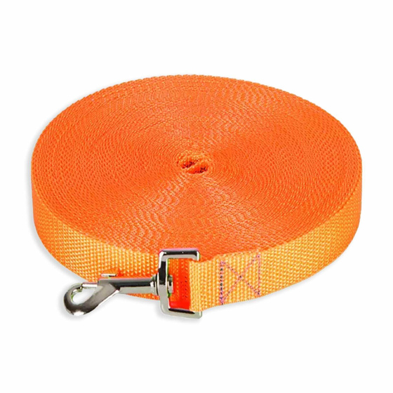 Schleppleine 10m in orange