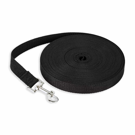 Schleppleine 10m in schwarz