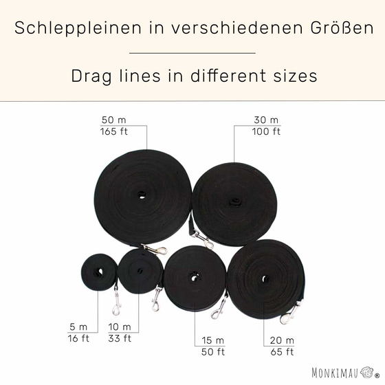 Schleppleine 20m in pink