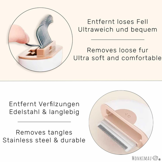 Katzenbrste - Hundebrste Kurzhaar und Langhaar