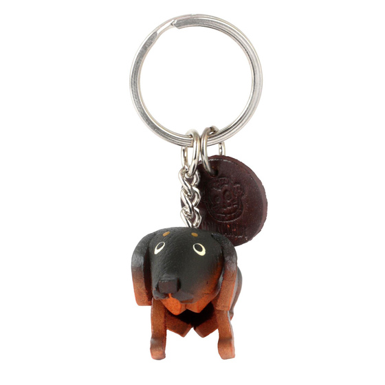 Dackel Schlsselanhnger aus Leder