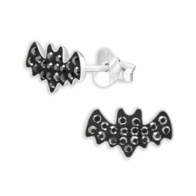 Kinderohrstecker Fledermaus aus 925 Sterling Silber mit...