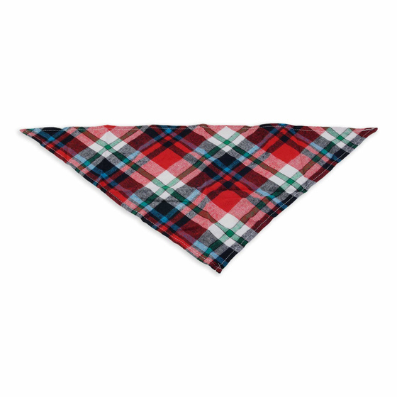 Hundehalstuch rot schwarz wei kariert