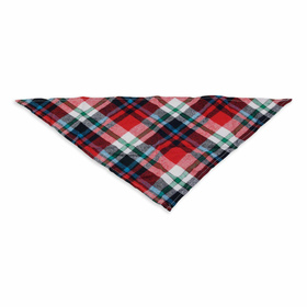 Hundehalstuch rot schwarz wei kariert