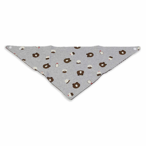 Hundehalstuch mit 2 Seiten Brchen und Punkte