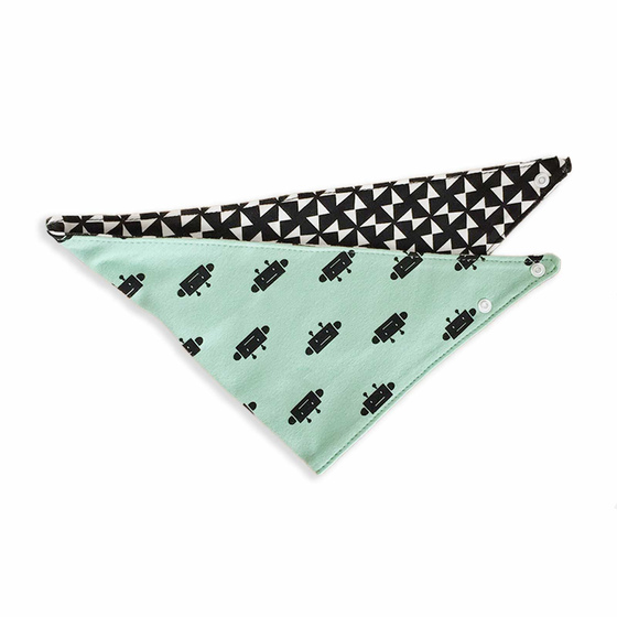 Hundehalstuch mit 2 Seiten Roboter Design