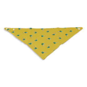 Hundehalstuch mit 2 Seiten Dampflok und Punkte