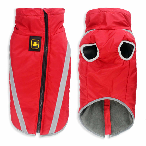 Hundejacke - XL in rot