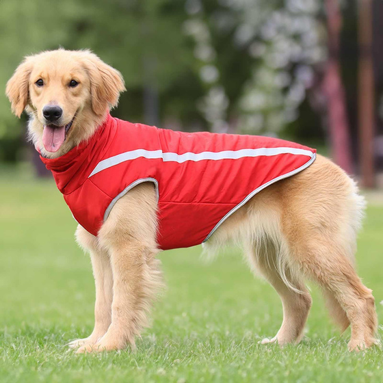 Hundejacke - XXXL in rot