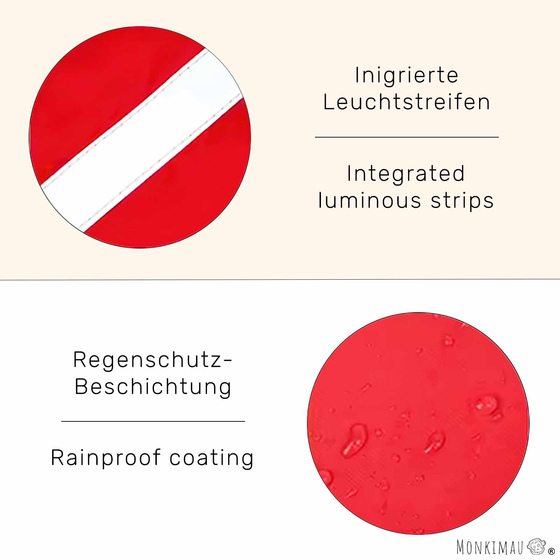 Hundejacke - XXXL in rot