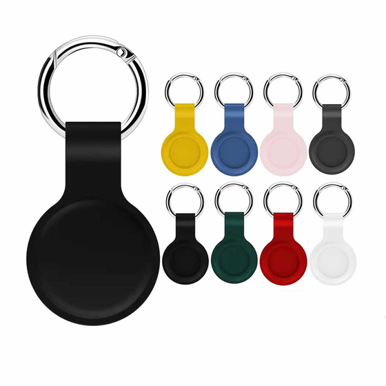 AirTag Anhnger fr Apple als Schlsselanhnger in schwarz