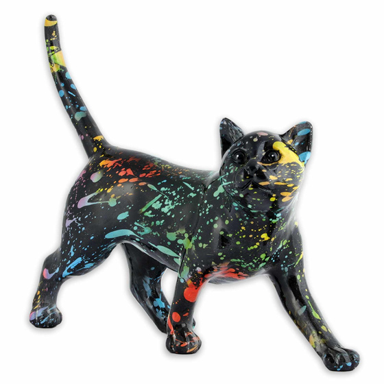 Katzen Figur schwarz
