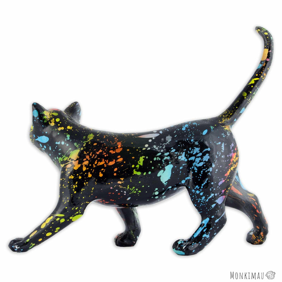 Katzen Figur schwarz
