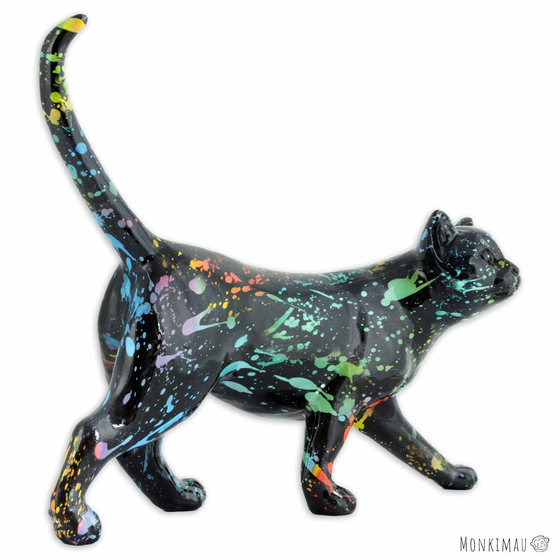 Katzen Figur schwarz