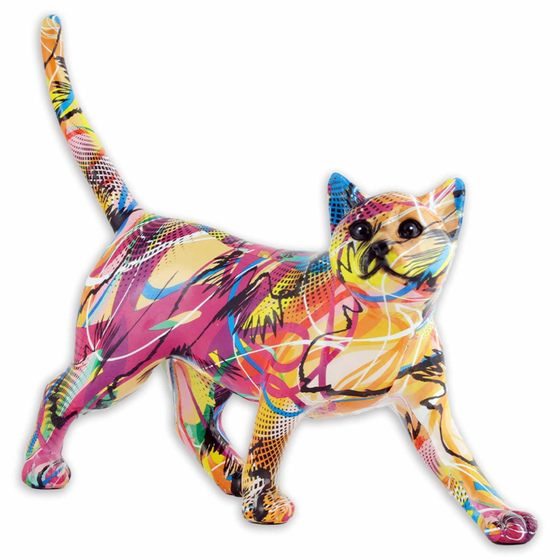 Katzen Figur Strichmuster