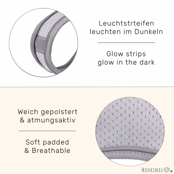 Geschirr fr Hund und Katze mit Leine in grau