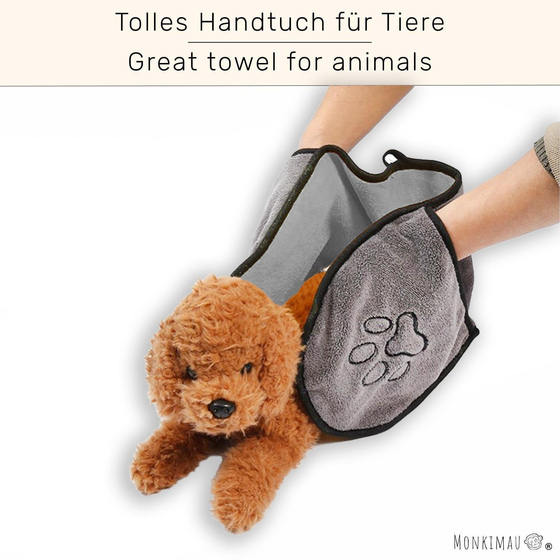 Mikrofaser Hundehandtuch - pink