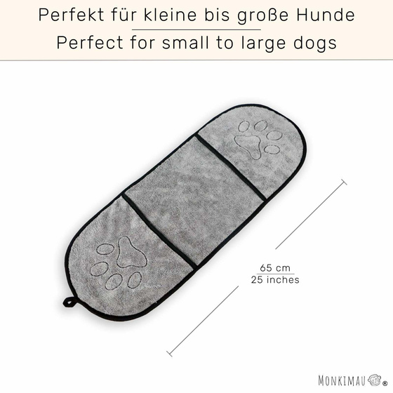 Mikrofaser Hundehandtuch - pink