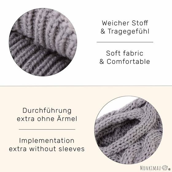 Haustier Pullover fr Hund und Katze - S Grau