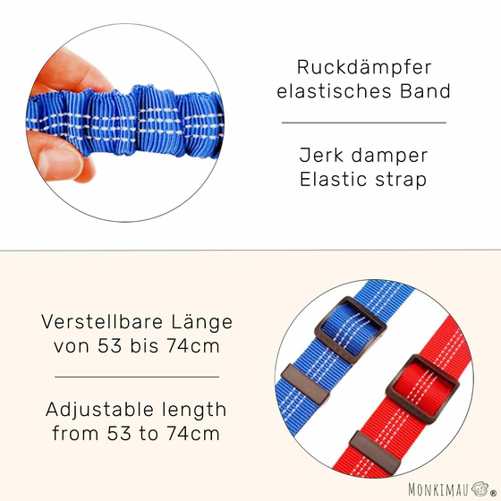 Sicherheitsgurt mit Ruckd�mpfer aus Nylon - schwarz