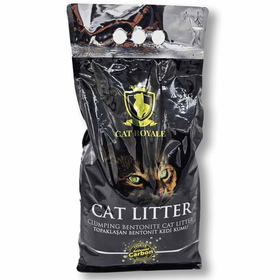 Premium Bentonit-Katzenstreu mit Aktivkohle 10kg