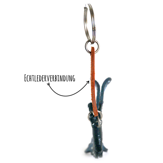 Schmetterling Schlsselanhnger aus Leder