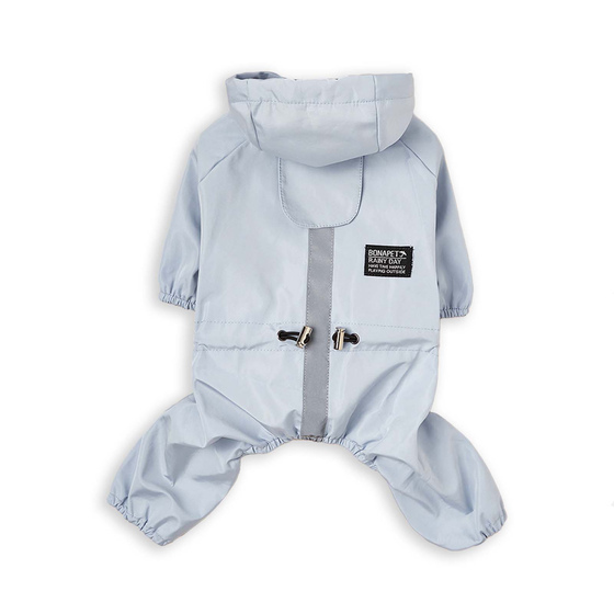 Regenmantel Hund in blau - S