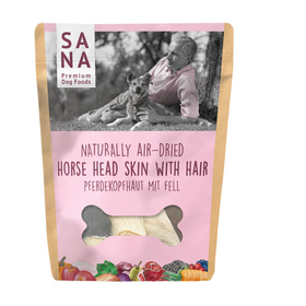 Pferdekopfhaut mit Fell - 1,5 kg