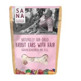 Kaninchenohren mit Fell - 700 Gramm