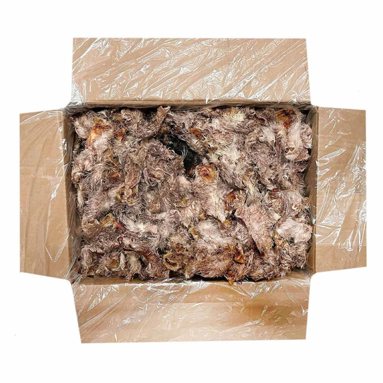 Kaninchenohrstreifen mit Fell 4kg (Bulk in Karton)