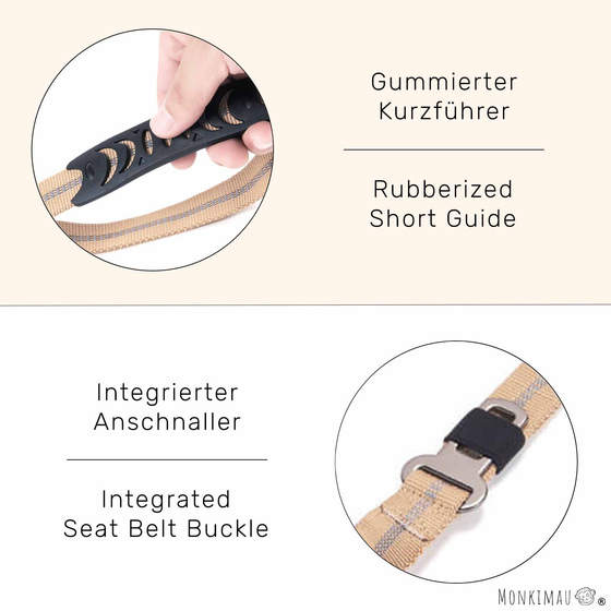 Hundeleine taktisch fr groe Hunde - blau