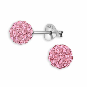 Exquisite Kugel Ohrstecker aus 925 Sterling Silber mit...