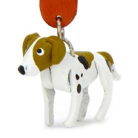 Auf dem Bild zu sehen ist ein Foxhound Hund aus Leder als...