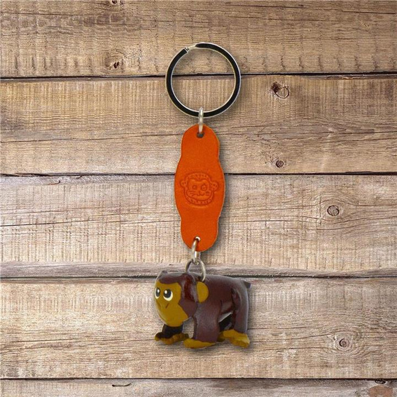 Affen Schlsselanhnger aus Leder